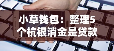 小草錢包：整理5個杭銀消金是貸款平臺