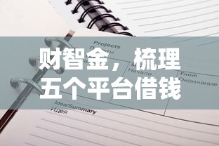 財智金，梳理五個平臺借錢不還怎么處理