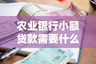 農業銀行小額貸款需要什么條件：農行小額貸款申請條件有哪些