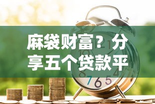麻袋財富？分享五個貸款平臺好