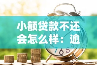 小額貸款不還會怎么樣：逾期小額借貸后果有哪些