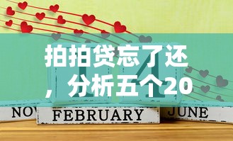 拍拍貸忘了還，分析五個2025最新年前有什么好下款的貸款平臺