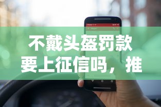 不戴頭盔罰款要上征信嗎，推薦五個2025最新網貸查詢平臺