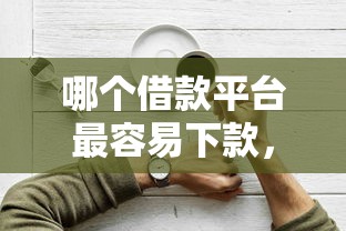 哪個借款平臺最容易下款，分享五個2025最新借錢平臺好