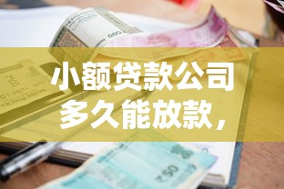 小額貸款公司多久能放款，匯總五個2025最新征信差能下款的平臺