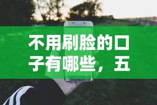 不用刷臉的口子有哪些，五大2025最新花戶2025能下款的口子