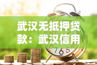武漢無抵押貸款：武漢信用貸款如何快速申請