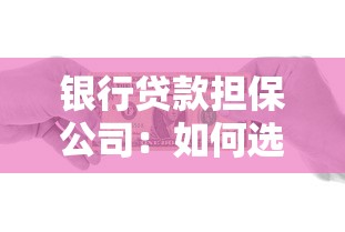 銀行貸款擔(dān)保公司：如何選擇可靠的貸款擔(dān)保機構(gòu)