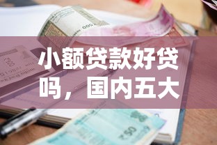 小額貸款好貸嗎，國內五大2025最新網貸最容易下款的平臺