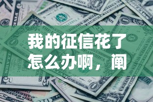 我的征信花了怎么辦啊，闡述5家2025最新征信黑了還能借錢的平臺