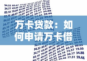 萬卡貸款：如何申請萬卡借款服務