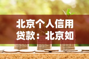 北京個(gè)人信用貸款：北京如何申請(qǐng)無(wú)抵押信用貸款