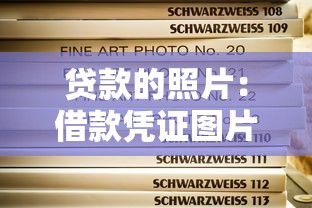 貸款的照片：借款憑證圖片如何獲取