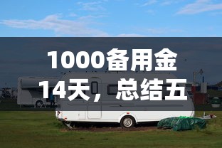 1000備用金14天，總結五個2025最新有車在平臺好貸款