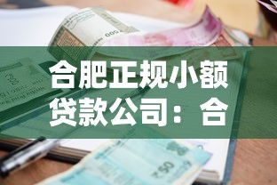 合肥正規小額貸款公司：合肥正規小額貸款哪家可靠