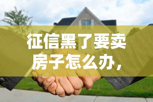 征信黑了要賣房子怎么辦，總結五個2025最新申請貸款平臺