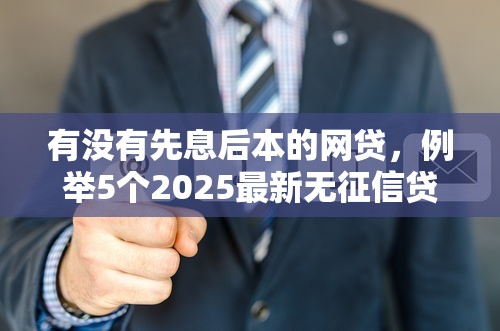 不上征信黑花口子網(wǎng)貸平臺，歸納5個2025最新100%可以借錢的平臺