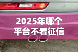 2025年哪個平臺不看征信，介紹五個2025最新有車貸款平臺