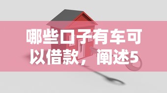 哪些口子有車可以借款，闡述5家2025最新黑戶平臺能借款