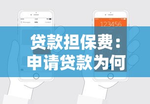 貸款擔保費：申請貸款為何需要額外支付保障費用