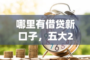 哪里有借貸新口子，五大2025最新哪些貸款平臺不看征信