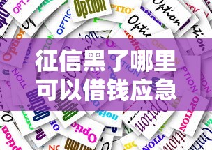 征信黑了哪里可以借錢應(yīng)急正規(guī)點(diǎn)的平臺(tái)，歸納5個(gè)2025最新容易通過(guò)的網(wǎng)貸平臺(tái)