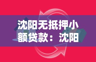 沈陽無抵押小額貸款：沈陽哪里能快速申請免擔保小額借款