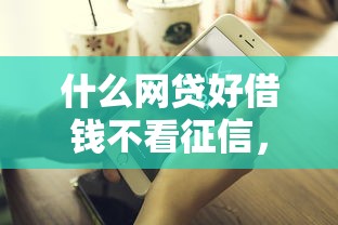 什么網(wǎng)貸好借錢不看征信，總結(jié)五個2025最新借錢好的平臺