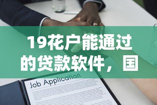 19花戶能通過的貸款軟件，國內五大2025最新借款軟件不看征信放款快