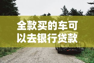 全款買的車可以去銀行貸款嗎：全款車可否辦理銀行抵押貸款