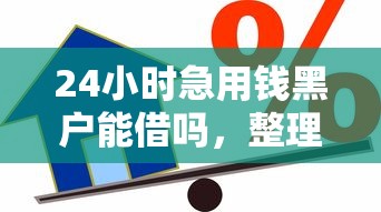 24小時急用錢黑戶能借嗎，整理五個2025最新優質貸款平臺