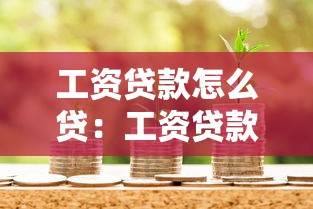 工資貸款怎么貸：工資貸款申請流程及條件