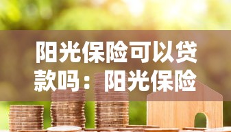 陽光保險可以貸款嗎：陽光保險能申請哪些貸款