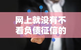 網(wǎng)上就沒有不看負債征信的平臺嗎，省內五個2025最新微博專享借錢平臺
