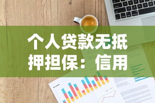 個(gè)人貸款無抵押擔(dān)保：信用貸款如何快速申請(qǐng)