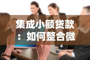 集成小額貸款：如何整合微型金融服務資源