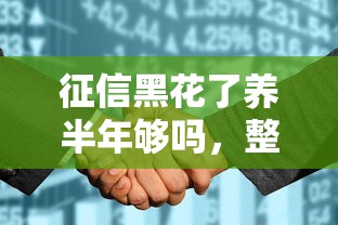 征信黑花了養半年夠嗎，整理五個2025最新貸款借款平臺好