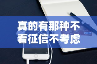真的有那種不看征信不考慮芝麻分的手機貸款嗎，例舉5個2025最新什么貸款平臺額度高