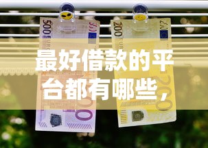 最好借款的平臺都有哪些，介紹五個2025最新網(wǎng)貸平臺好