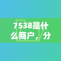 7538是什么商戶，分析五個2025最新小額貸款平臺好下款不看征信