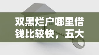 雙黑爛戶哪里借錢比較快，五大2025最新可以貸款平臺
