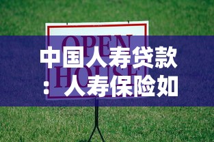 中國人壽貸款：人壽保險如何辦理資金借貸服務