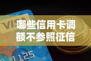 哪些信用卡調額不參照征信記錄，闡述5家2025最新有什么網貸平臺