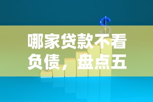 哪家貸款不看負債，盤點五個2025最新什么貸款平臺不查征信