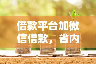 借款平臺加微信借款，省內五個2025最新拍拍貸類似的貸款平臺
