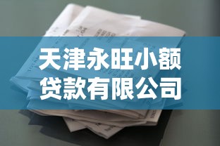 天津永旺小額貸款有限公司：天津小額貸款公司如何申請借款