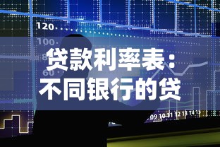 貸款利率表：不同銀行的貸款利息是多少