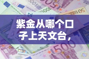 紫金從哪個口子上天文臺，國內五大2025最新貸款新口子不查征信2025