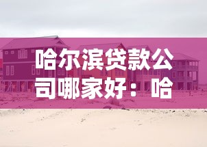 哈爾濱貸款公司哪家好：哈爾濱哪些貸款中介比較可靠