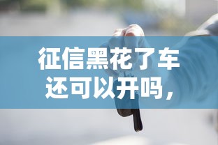 征信黑花了車還可以開嗎，探討五款2025最新有什么好貸款的平臺